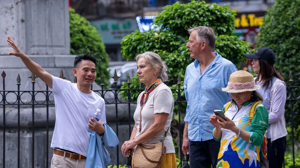 Khách quốc tế đến Việt Nam tiếp tục tăng nhanh. Ảnh: ĐỖ TRUNG