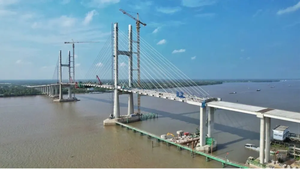 Thông xe toàn bộ cầu Rạch Miễu 2 trước ngày 2-9