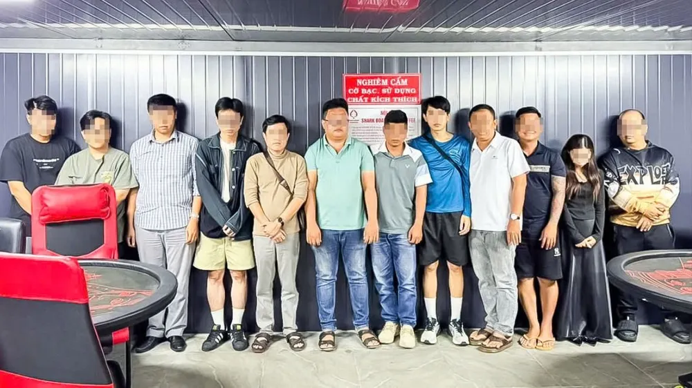 Các đối tượng tham gia đánh bạc