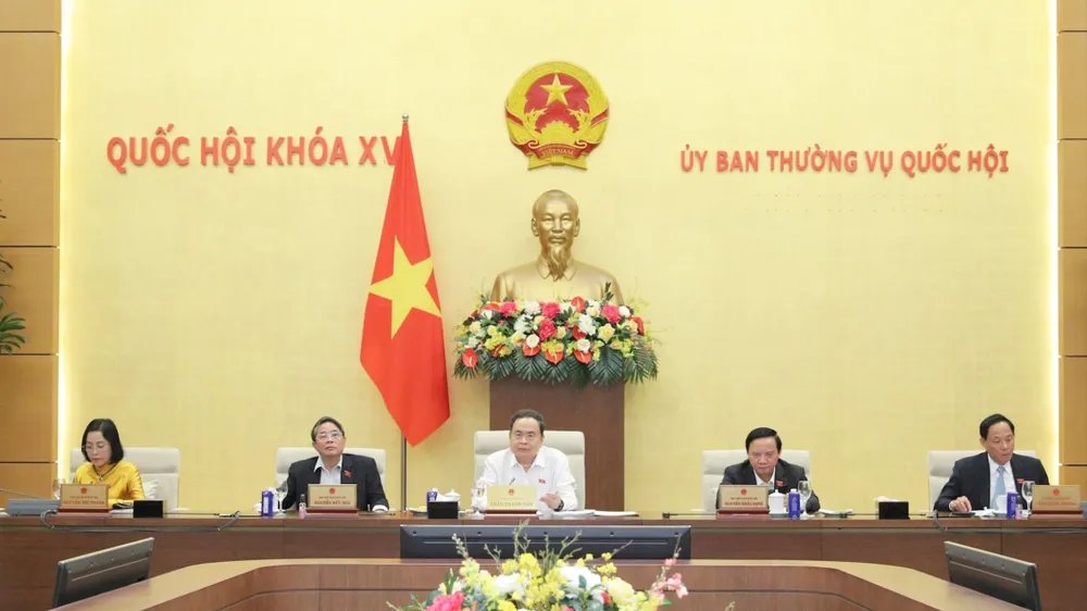 Chủ tịch Quốc hội Trần Thanh Mẫn chủ trì cuộc làm việc rà soát công tác chuẩn bị tổ chức phiên chất vấn và trả lời chất vấn