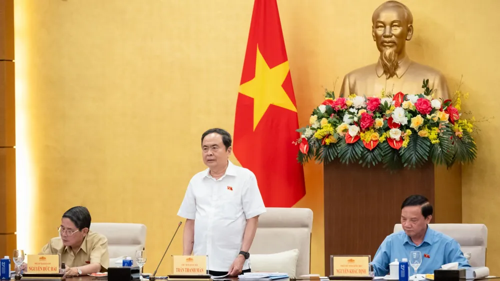 Chủ tịch Quốc hội Trần Thanh Mẫn chủ trì phiên họp