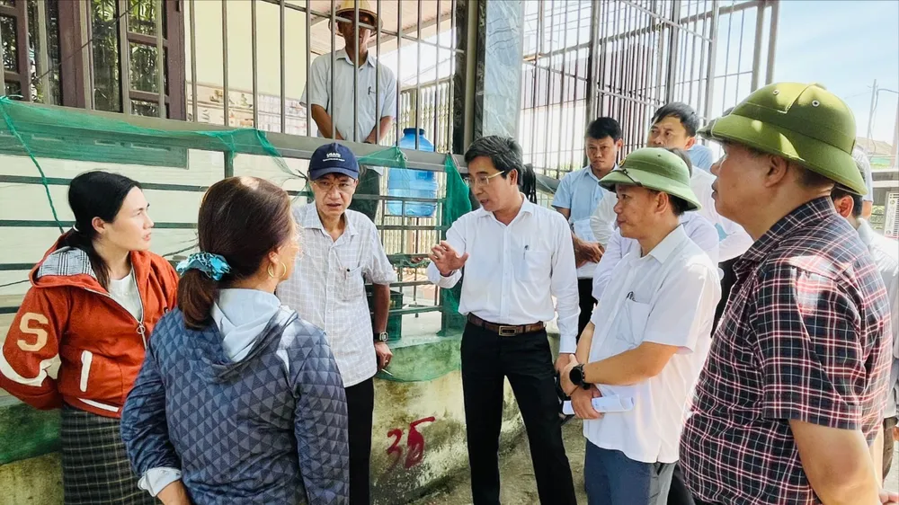 Đoàn công tác tuyên truyền vấn đề giải phóng mặt bằng, giải tỏa đền bù cho các hộ dân bị ảnh hưởng bởi dự án