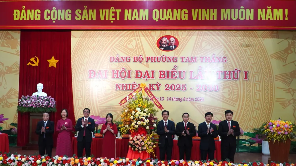 Đại hội đại biểu Đảng bộ phường Tam Thắng lần thứ I, nhiệm kỳ 2025-2030