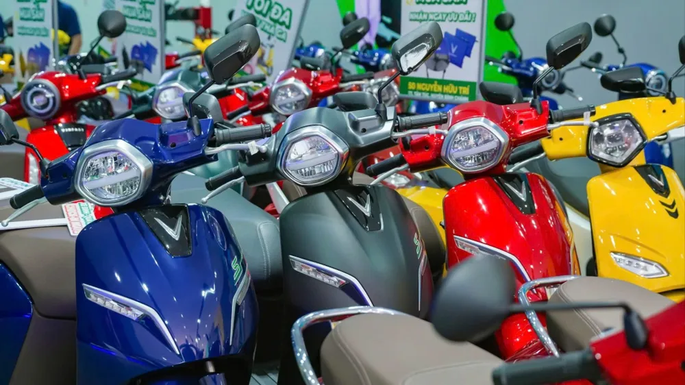 Xe máy điện VinFast đang chiếm ưu thế trên thị trường