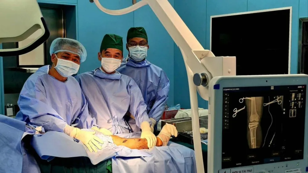 Thực hiện thành công ca phẫu thuật