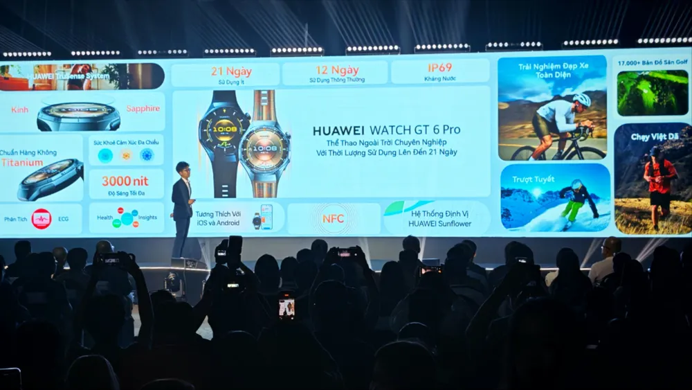 HUAWEI WATCH GT 6 Pro với nhiều thông số ấn tượng.