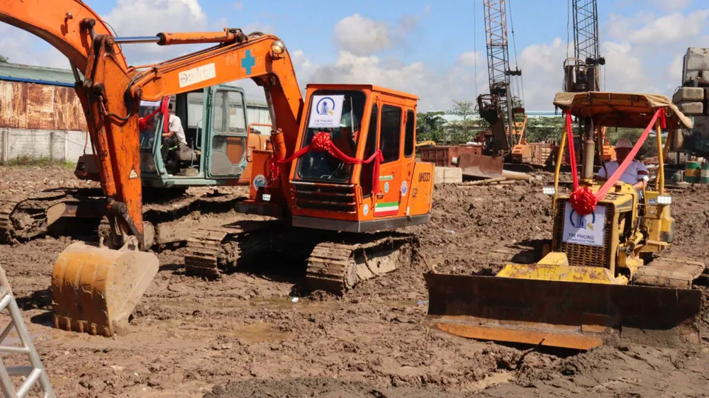 Thi công dự án nhà ở xã hội tại xã Mỹ Hạnh, tỉnh Tây Ninh