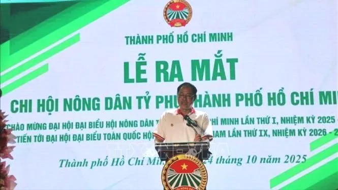 Ra mắt Chi hội Nông dân tỷ phú TPHCM