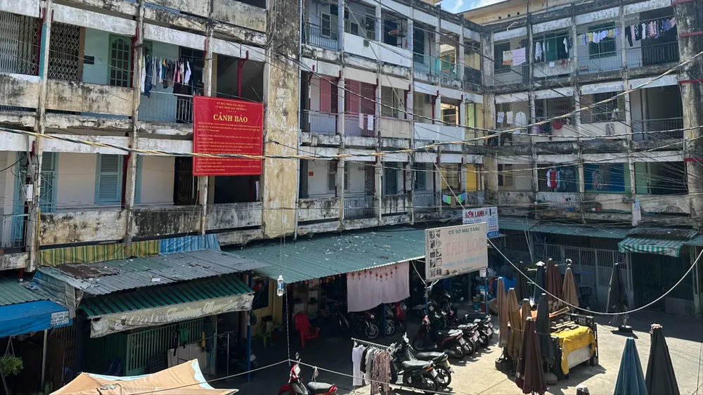 Chung cư Vĩnh Hội, phường Khánh Hội, TPHCM. Ảnh: THANH HIỀN