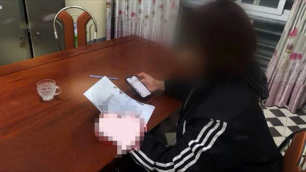 Chị N.T.T. đã nhận thức vụ việc, chặn tài khoản của đối tượng