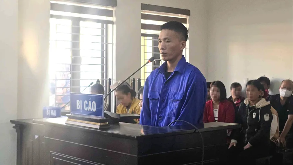 Bị cáo Nguyễn Văn Nam tại phiên tòa 