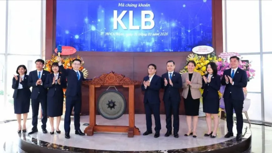 Kienlongbank (KLB) chính thức niêm yết trên HOSE ngày 15-1-2026