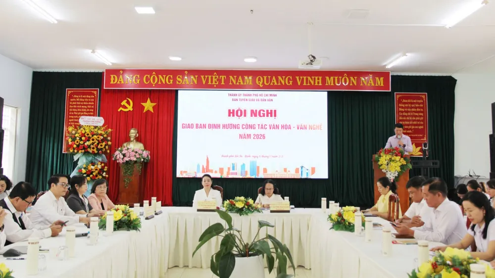 Hội nghị giao ban định hướng công tác văn hóa - văn nghệ năm 2026