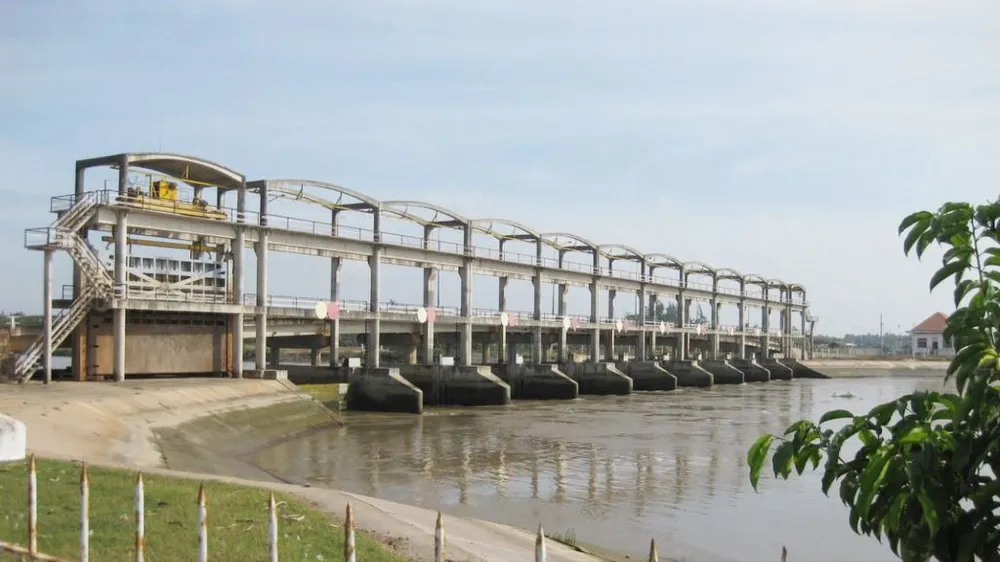 Dự án cống Láng Thé đảm bảo được nguồn nước ngọt cho khu vực TP Trà Vinh trước đây và các địa phương lân cận