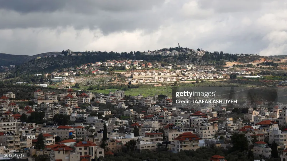 Làng Turmus Ayya gần thành phố Ramallah thuộc khu Bờ Tây bị Israel chiếm đóng. Ảnh: Getty Images