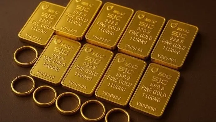 Vàng trong nước giảm còn 166 triệu đồng/lượng