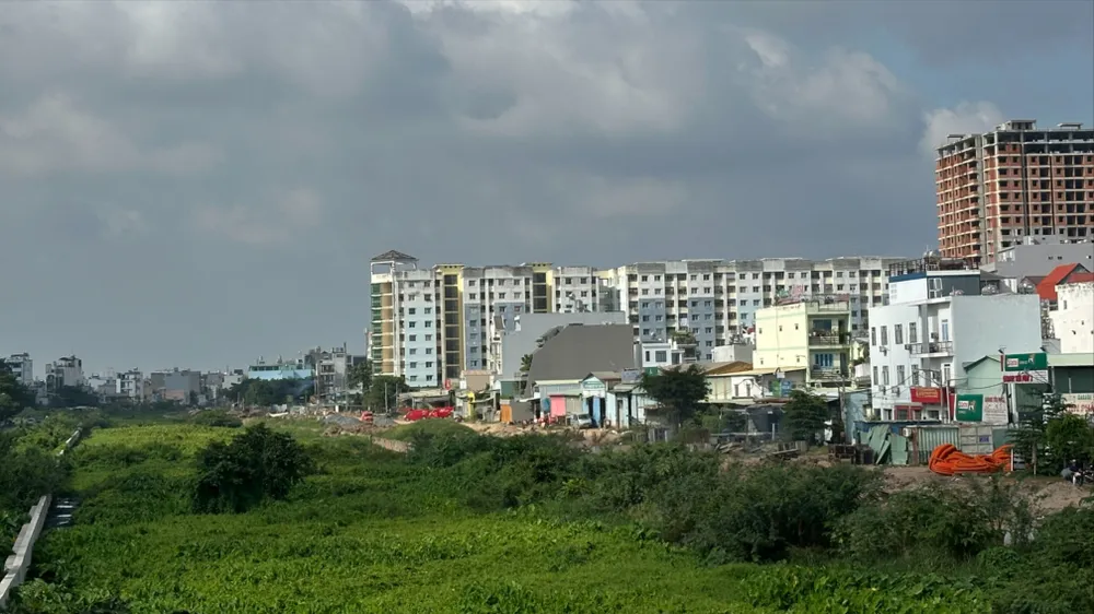 Khu dân cư tại phường Bình Hưng Hòa, TPHCM. Ảnh: THANH HIỀN