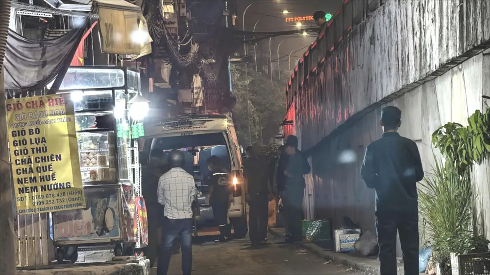 Hiện trường vụ cháy 