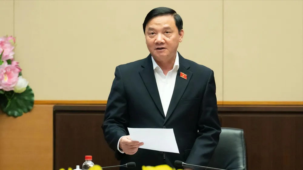 Phó Chủ tịch Quốc hội Nguyễn Khắc Định chủ trì cuộc họp về tiếp thu, hoàn thiện Đề án Định hướng lập pháp nhiệm kỳ Quốc hội khóa XVI