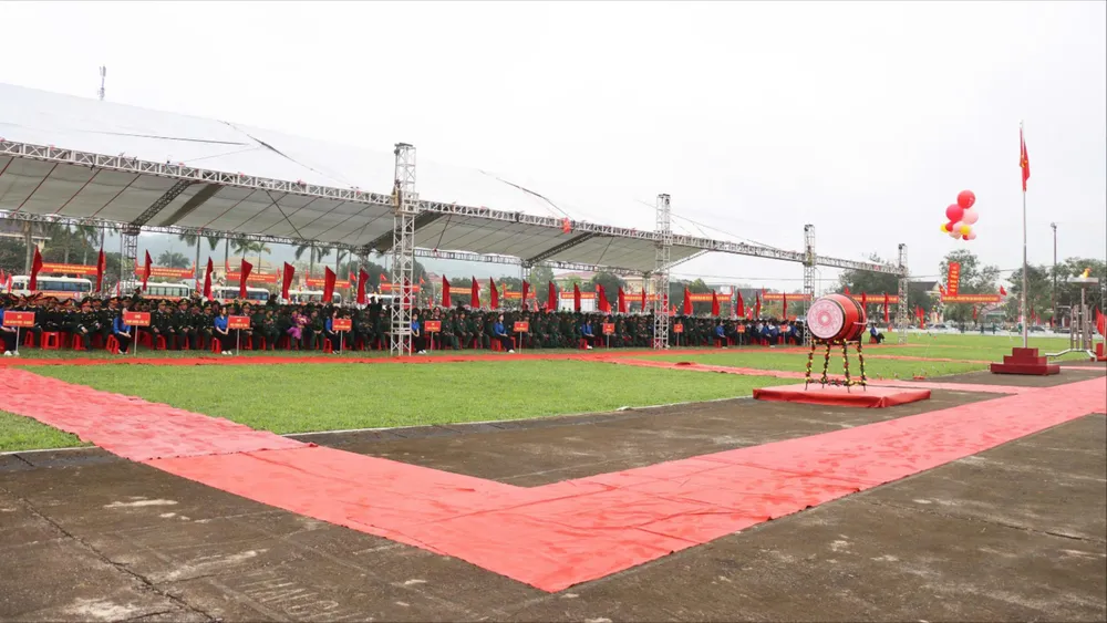 Ngày 5-3 vừa qua, các địa phương ở tỉnh Hà Tĩnh tổ chức lễ giao, nhận quân năm 2026