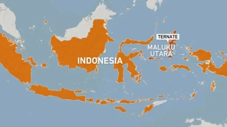 Địa điểm xảy ra động đất tại Indonesia. Ảnh: Al Jazeera