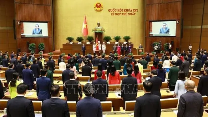 Lễ tuyên thệ nhậm chức Chủ tịch nước Cộng hòa xã hội chủ nghĩa Việt Nam nhiệm kỳ 2026 - 2031. Ảnh: TTXVN