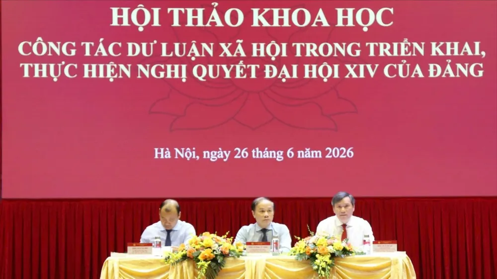 Hội thảo được tổ chức tại Hà Nội. Ảnh: THU HÀ 