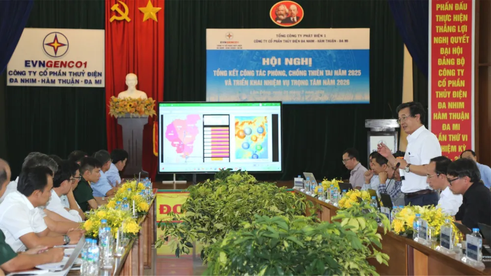 Công ty CP Thủy điện Đa Nhim - Hàm Thuận - Đa Mi chủ động công tác phòng chống thiên tai
