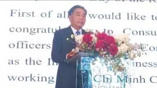 Phó Chủ tịch Thường trực UBND TPHCM Nguyễn Lộc Hà phát biểu tại sự kiện. Ảnh: VIỆT ANH