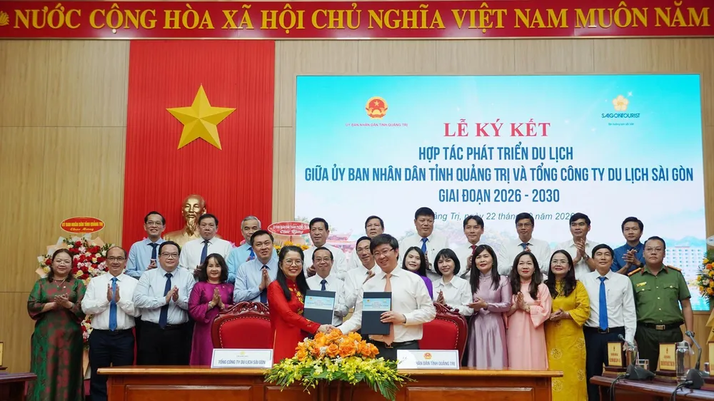 Quảng Trị ký kết hợp tác phát triển du lịch với Saigontourist giai đoạn 2026-2030