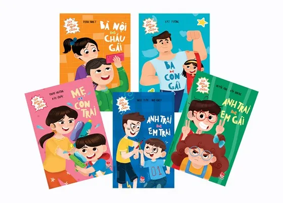 Bộ sách “Gia đình quái chiêu” được thực hiện bởi những tác giả còn rất trẻ