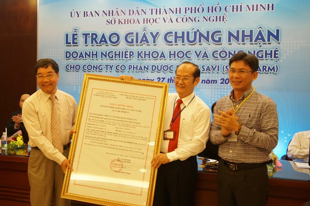 TPHCM có doanh nghiệp KH-CN đầu tiên trong ngành dược ảnh 1