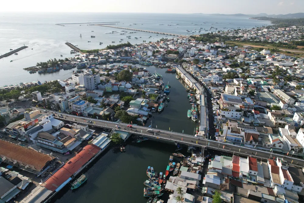 Đặc khu Phú Quốc nhìn từ trên cao. Ảnh: NAM KHÔI
