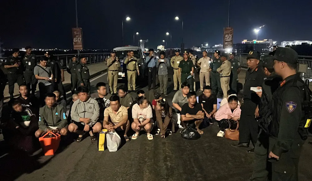 Các công dân do phía Campuchia trao trả cho Việt Nam