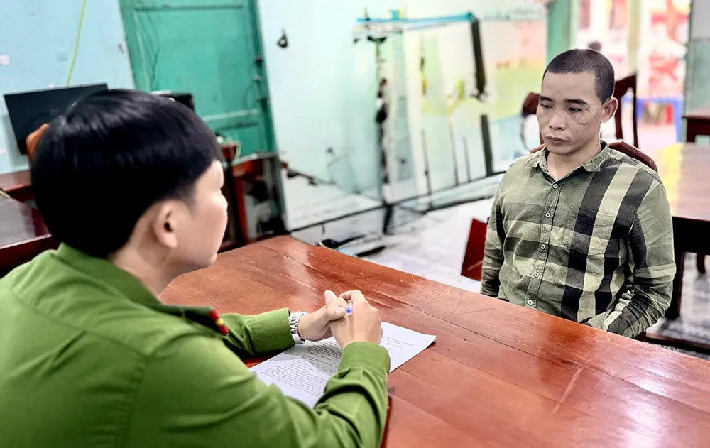 Đối tượng Nguyễn Thành Nhân bị bắt sau thời gian lẩn trốn