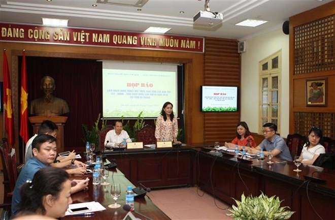 A press conference on the sixth z Festival of Traditional Then singing was held on May 4 (Photo: VNA)  