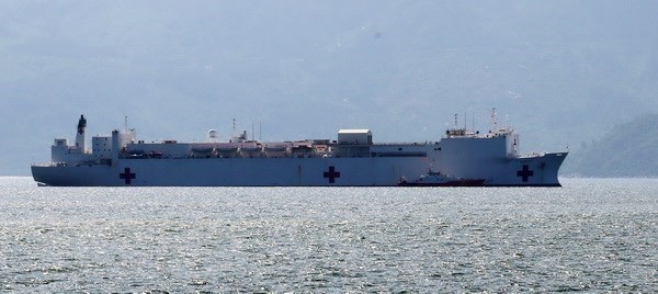 US Navy’s hospital ship USNS Mercy (Source: VNA)