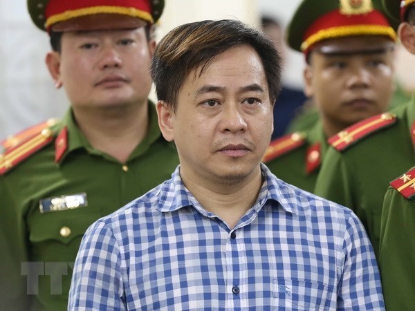 Phan Van Anh Vu at the court (Photo : VNA)