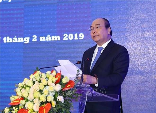 Prime Minister Nguyen Xuan Phuc speaks at the event (Photo: VNA)