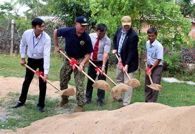 The groundbreaking ceremony (Source: VNA)