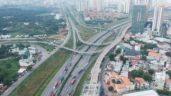 The aerial scene of the northwestern part of the city (Photo: SGGP)