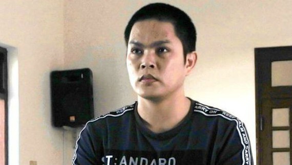 Tran Anh Ngoc at the court (Photo: SGGP)