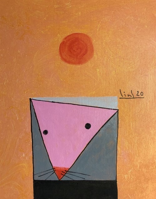 Rat, a painting by Tao Linh