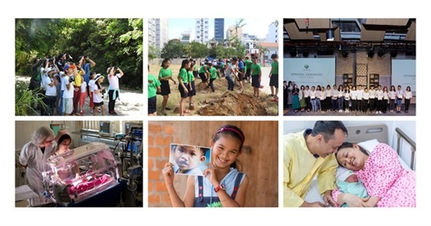 The money raised through a charity race for UpRace is being donated to Newborns Vietnam, GreenViet, Vietseeds, and Operation Smile. (Photo Courtesy of VNG)