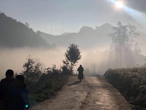 Ice covers mountains in the North region (Photo: SGGP)