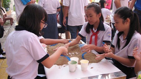 Students took part in the 2019 traditional camp. (Photo: SGGP)