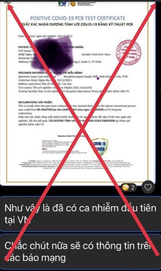 Health authority in HCMC denies rumor of Omicron patient detection ảnh 1