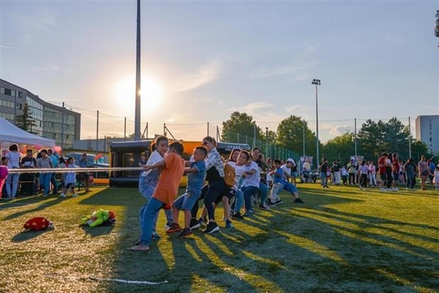 Mid-Autumn Festivals held for Vietnamese children in Hungary, Germany ảnh 1