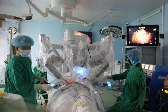 Using robot for surgeries