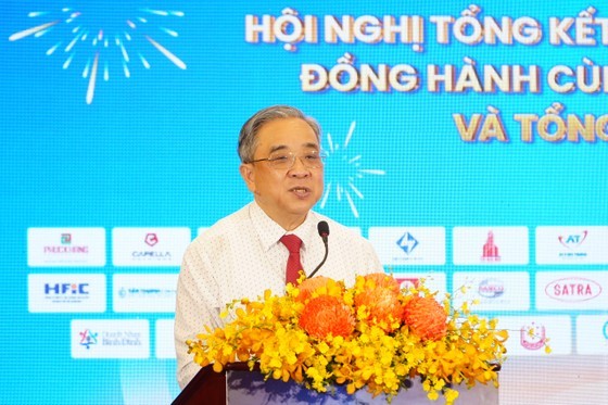 Mr. Nguyen Ngoc Hoa, HUBA Chairman speaks at the conference Mr. Nguyen Ngoc Hoa, HUBA Chairman speaks at the conference